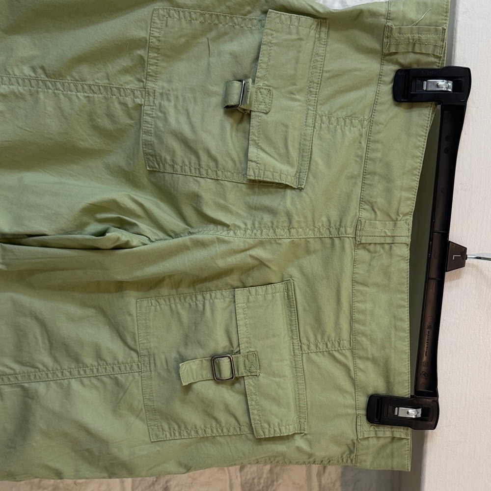 Indigo Light Green Cargo Capris - Picture 8 of 8